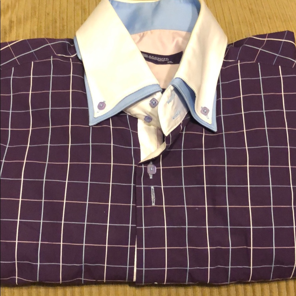 Sergio Kachatti- Purple, White and blue cuffs